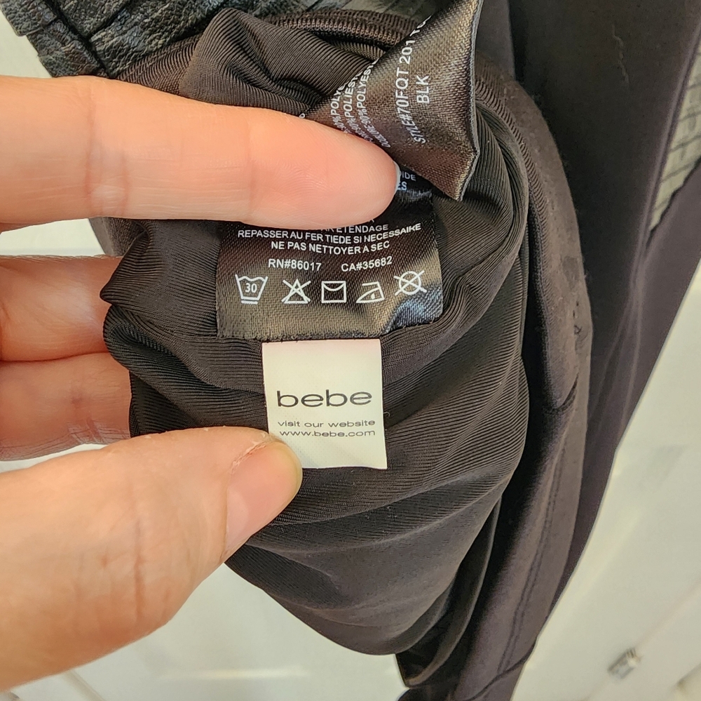 Women's dress Bebe, size Medium,‎  black - Picture 2 of 10
